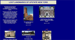 Desktop Screenshot of lostlandmarks.org