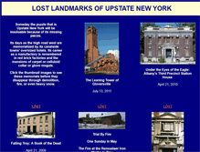 Tablet Screenshot of lostlandmarks.org